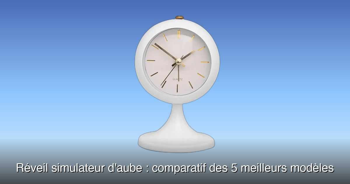 Réveil vintage sur pied