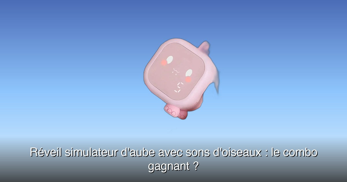 Réveil enfant design