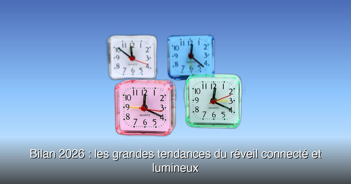 Réveil simple d'utilisation