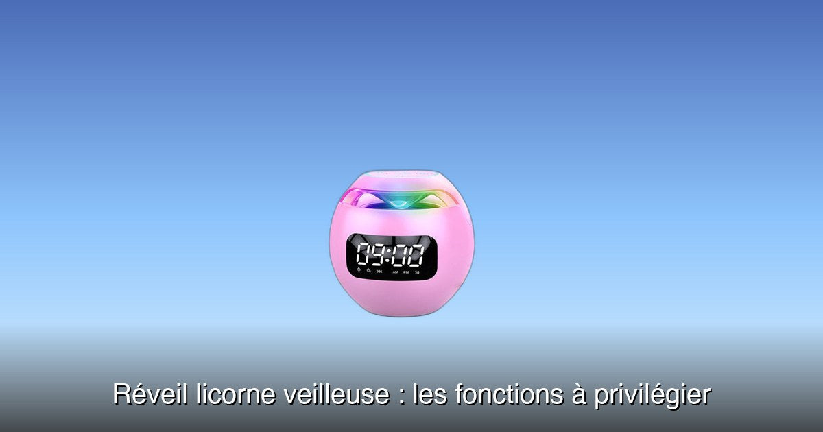Réveil luminothérapie musicale Image