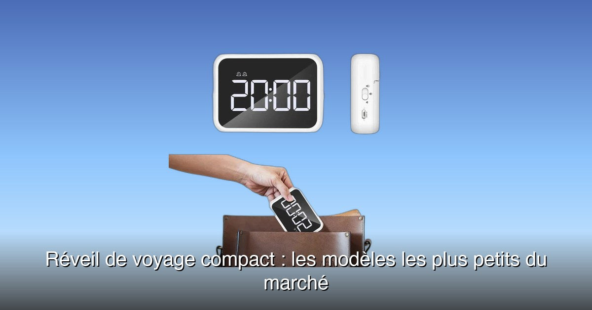 Réveil numérique petit format Image