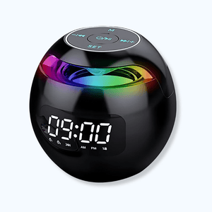 Radio réveil connecté avec fonction lumineuse