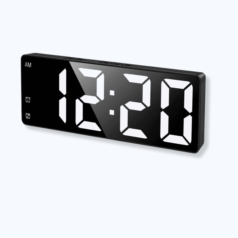 Réveil lumineux à piles