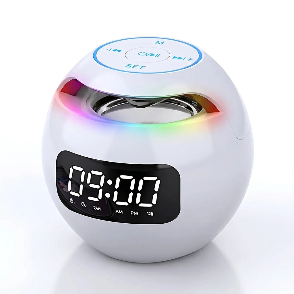 Radio réveil connecté avec fonction lumineuse