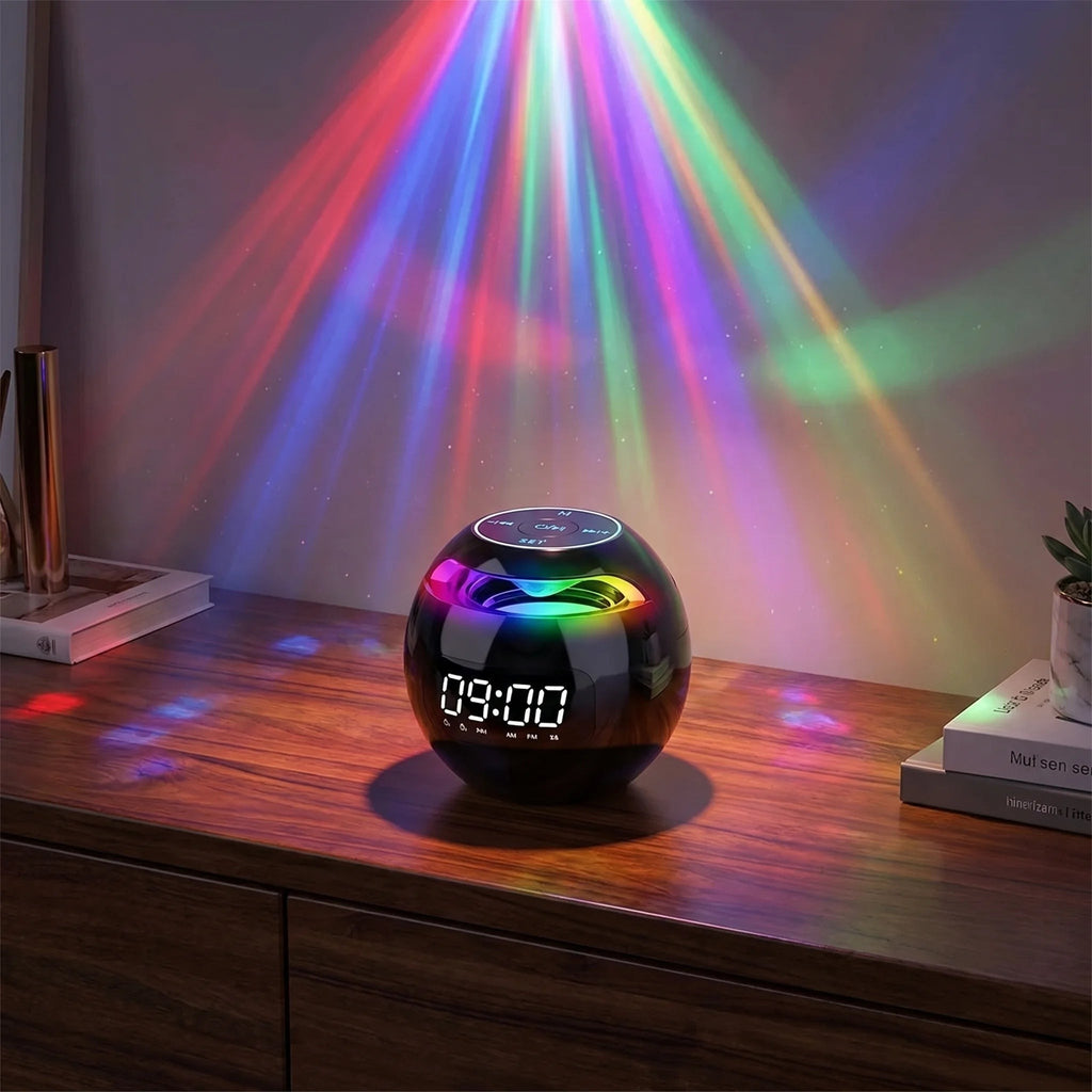 Radio réveil connecté avec fonction lumineuse