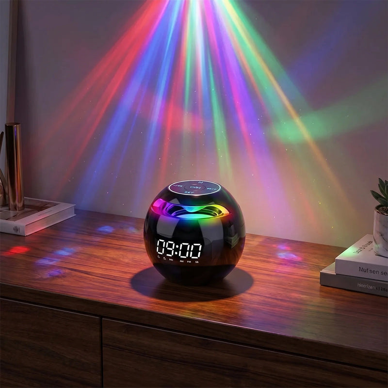 Radio réveil connecté avec fonction lumineuse