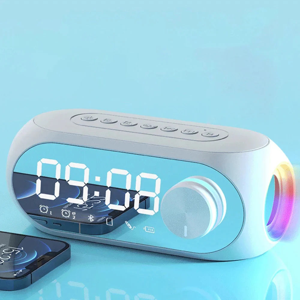 Radio réveil connecté avec enceinte - vue 3