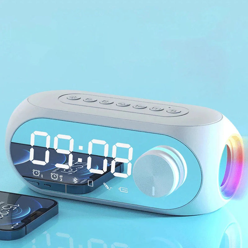 Radio réveil connecté avec enceinte - vue 3