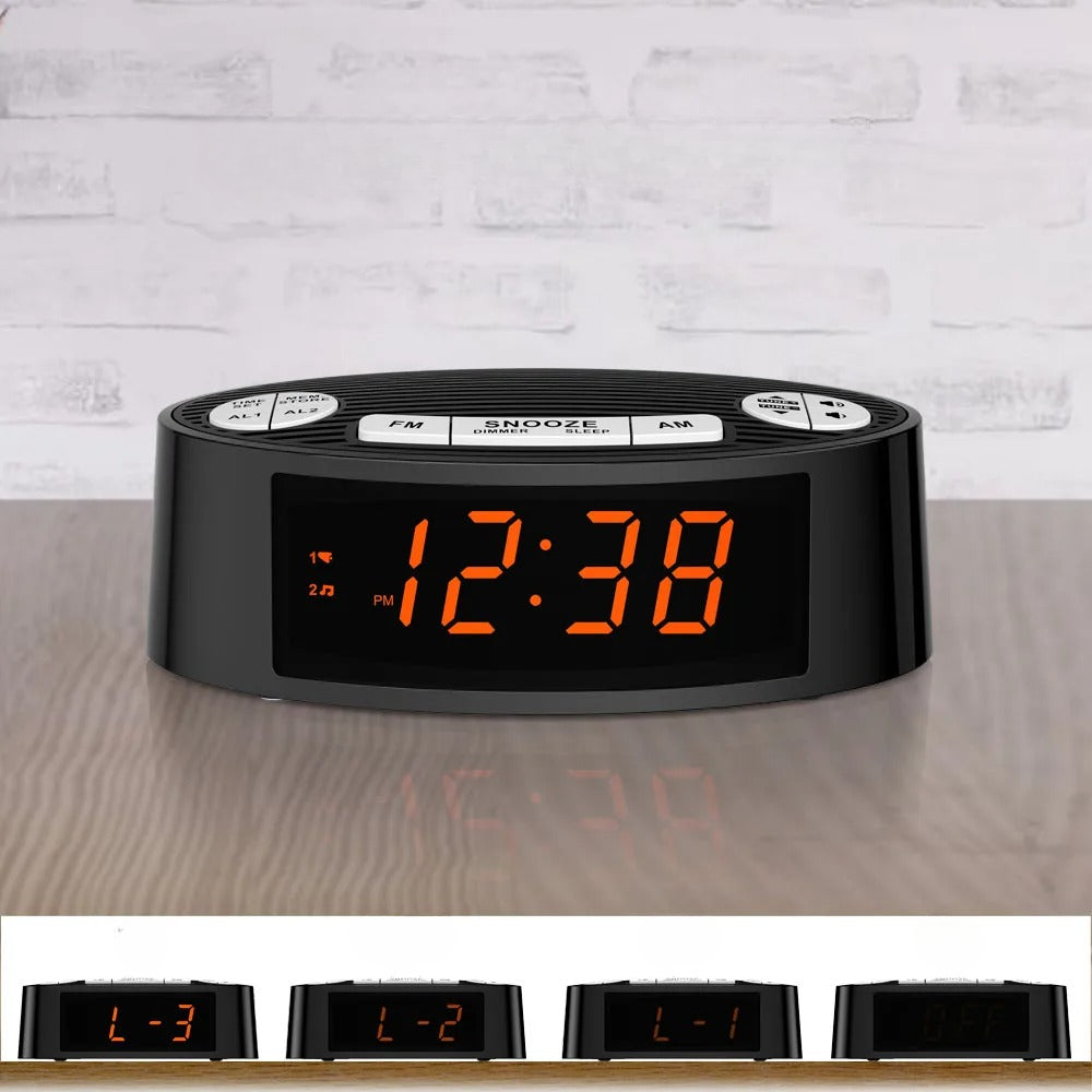 Radio réveil connecté heure - vue 4