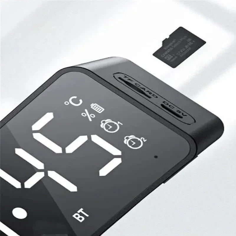 Radio réveil connecté rechargeable usb - vue 3