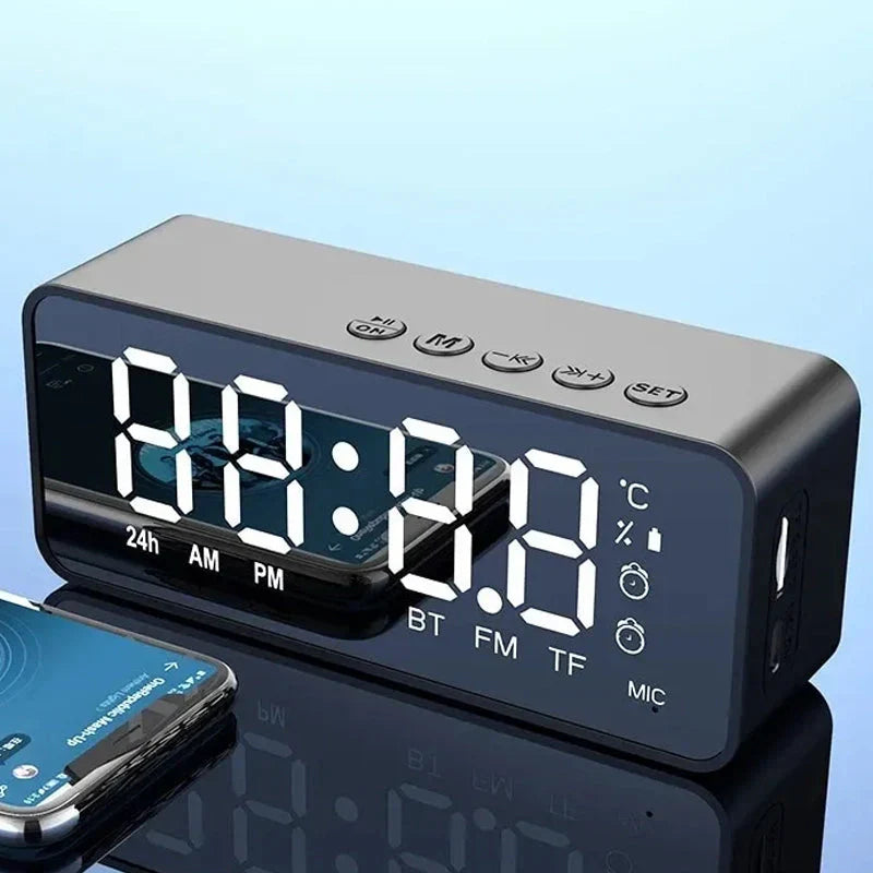 Radio réveil connecté rechargeable usb - vue 4