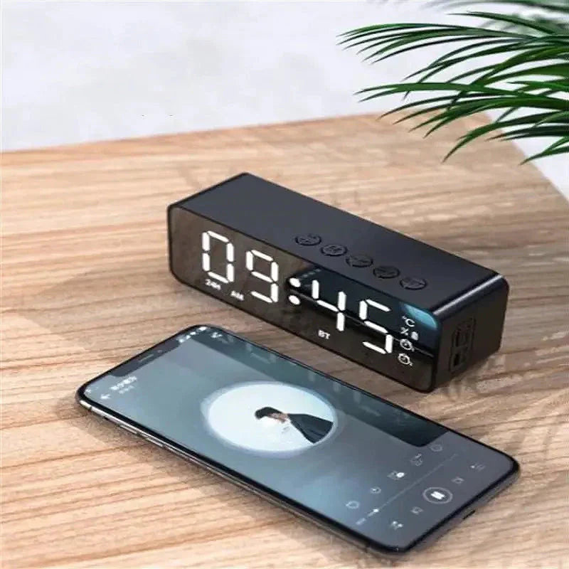 Radio réveil connecté rechargeable usb - vue 5