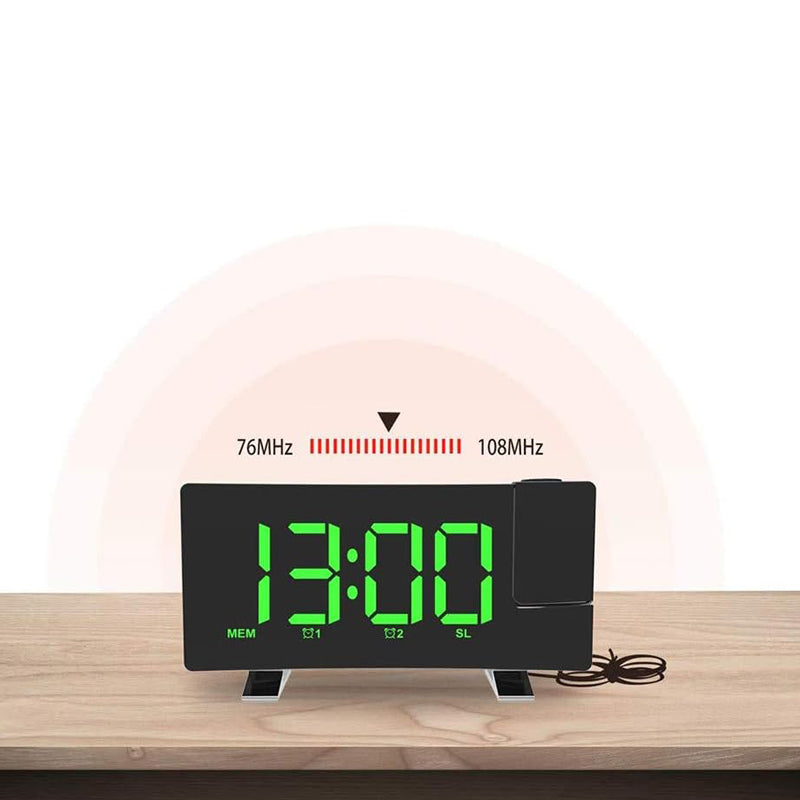 Radio réveil projecteur USB - vue 4