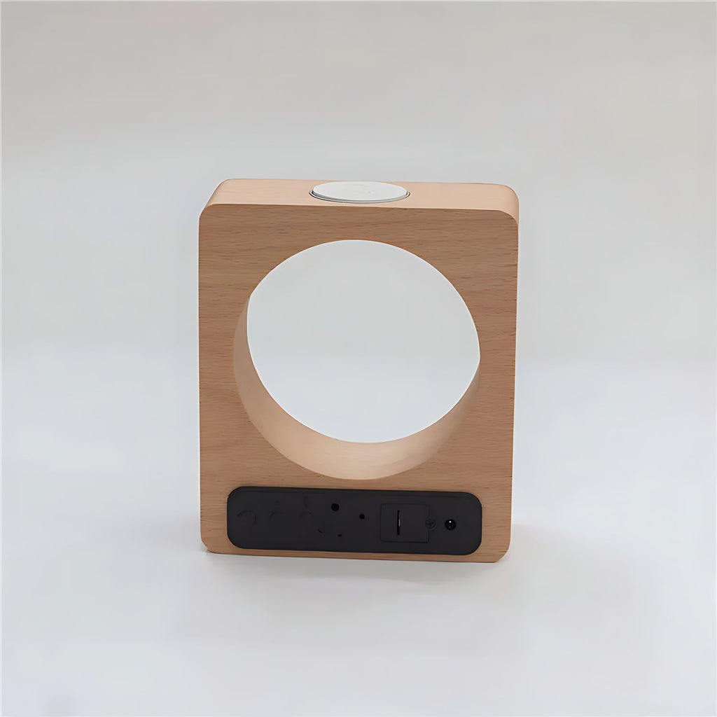 Réveil bois design - vue 3