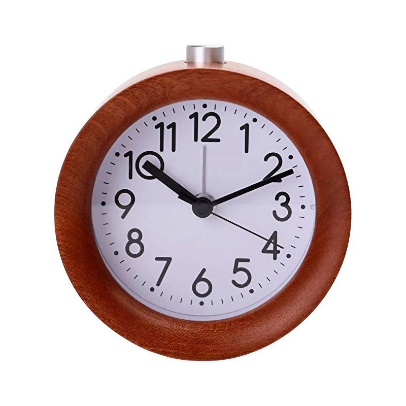 Réveil bois horloge