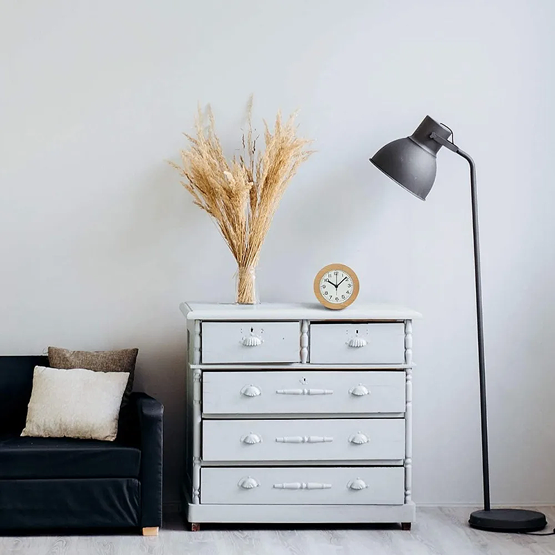 Réveil bois horloge