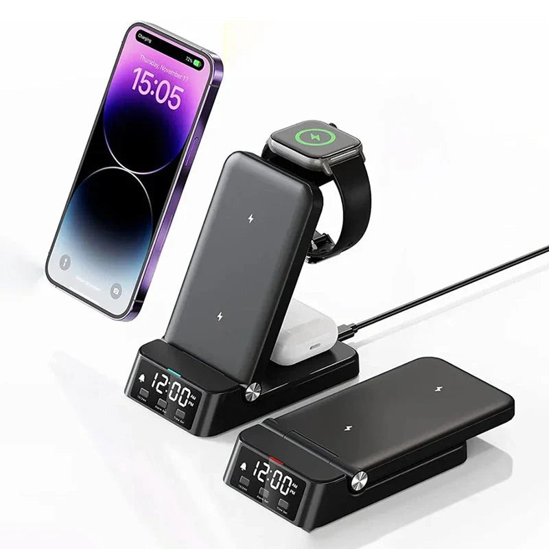 Réveil chargeur induction Apple et Samsung - vue 2