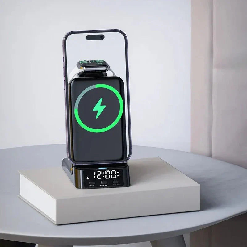 Réveil chargeur induction Apple et Samsung - vue 5