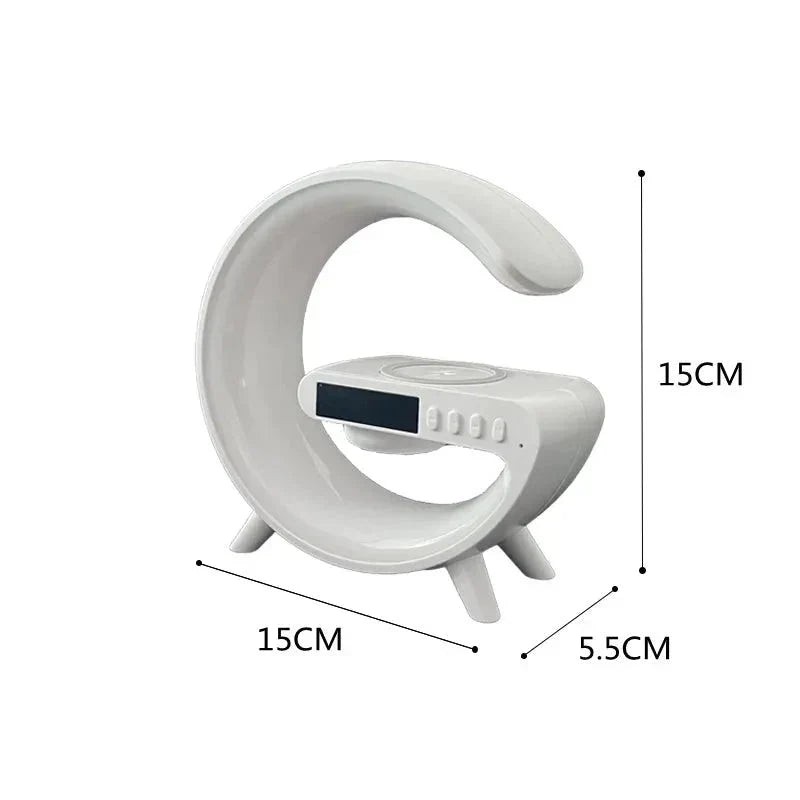 Réveil chargeur induction avec lampe - vue 3