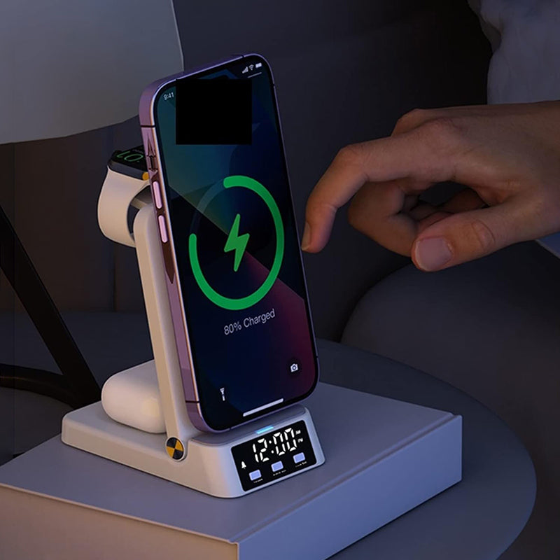 Réveil chargeur induction Iphone et Samsung - vue 5