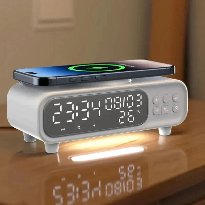 Réveil chargeur induction moderne - vue 2