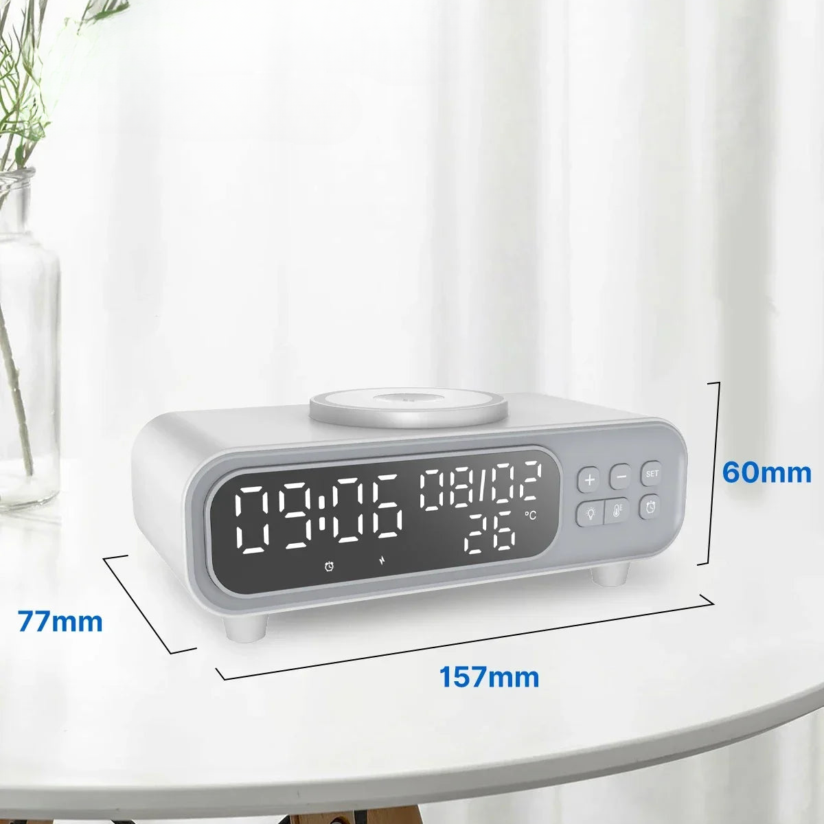 Réveil chargeur induction moderne - vue 5