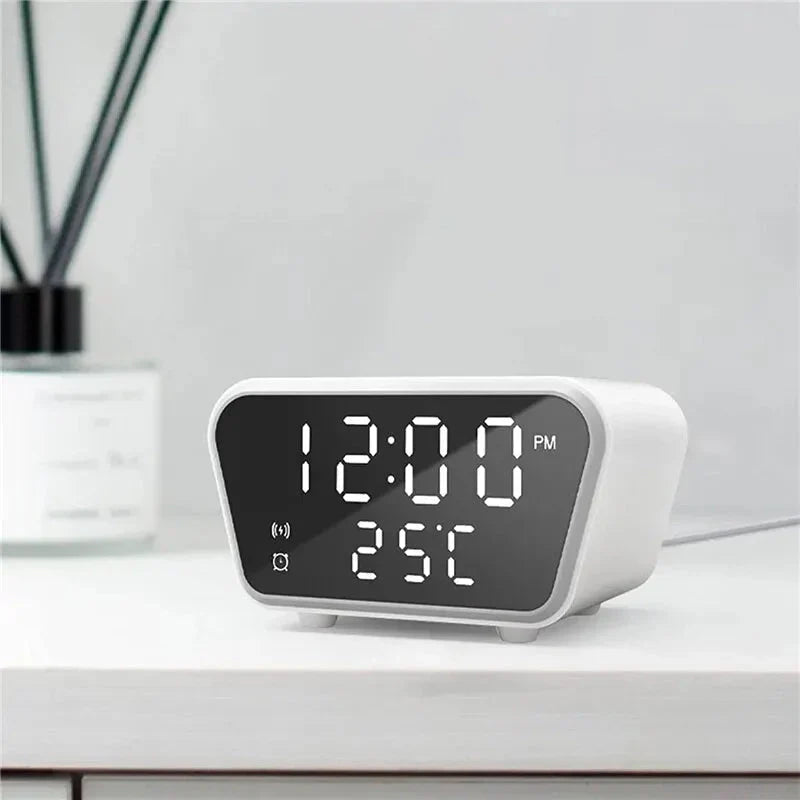 Réveil connecté chargeur induction - vue 2