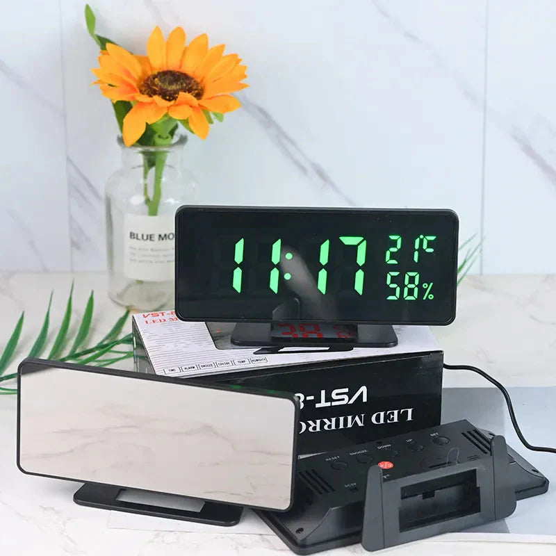 Réveil digital horloge - vue 3