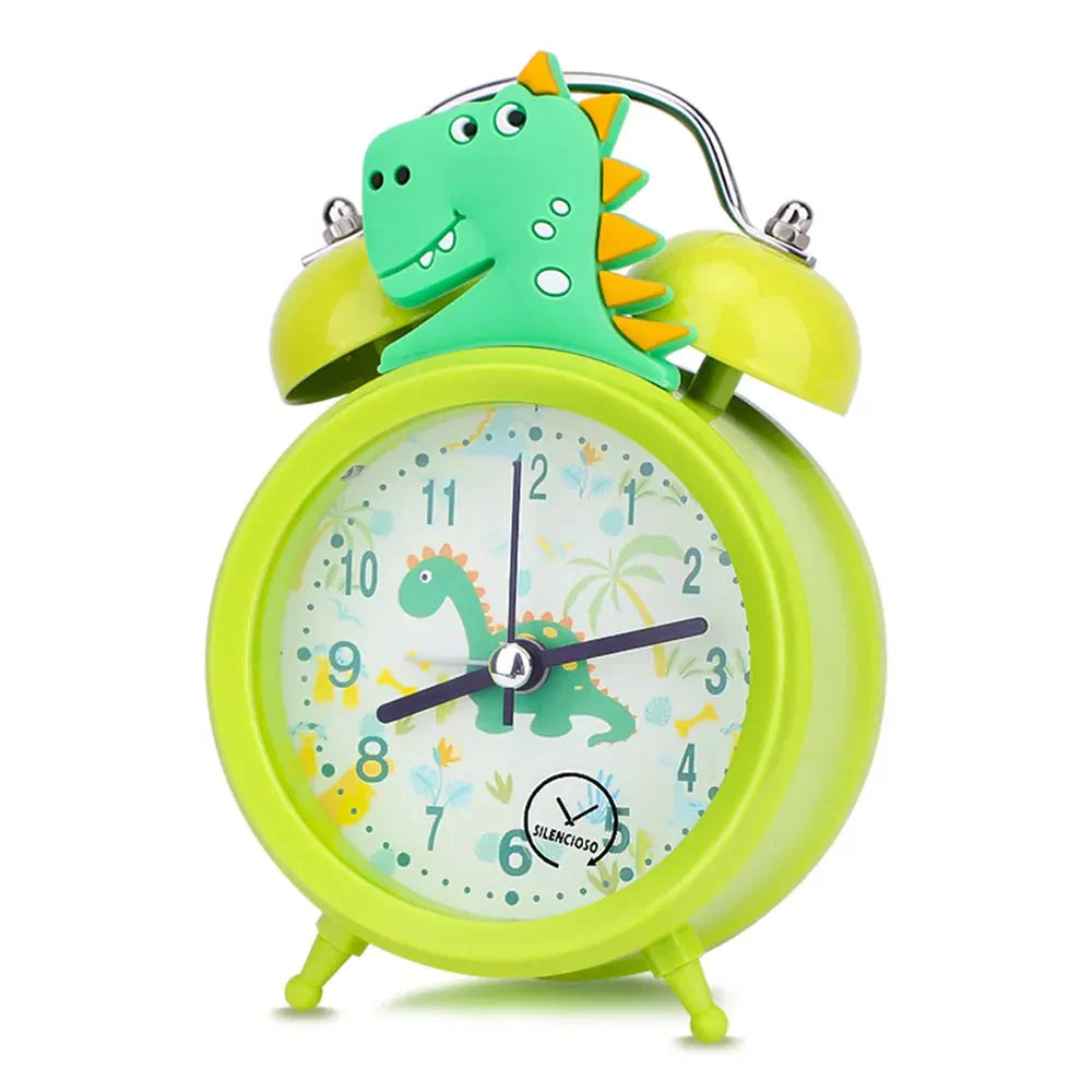 Réveil dinosaure vert - vue 3