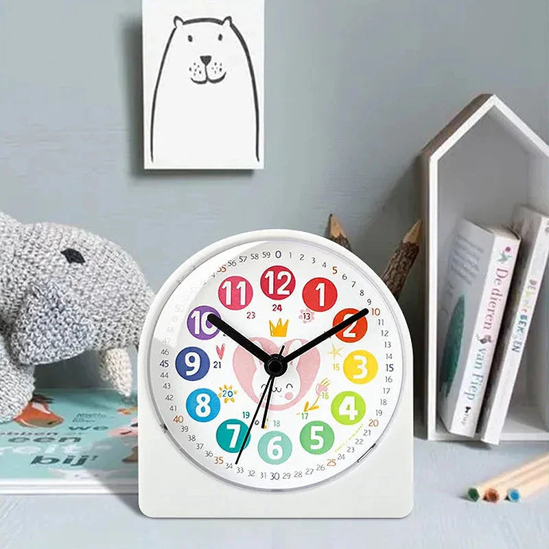 Réveil éducatif lapin rose - vue 2