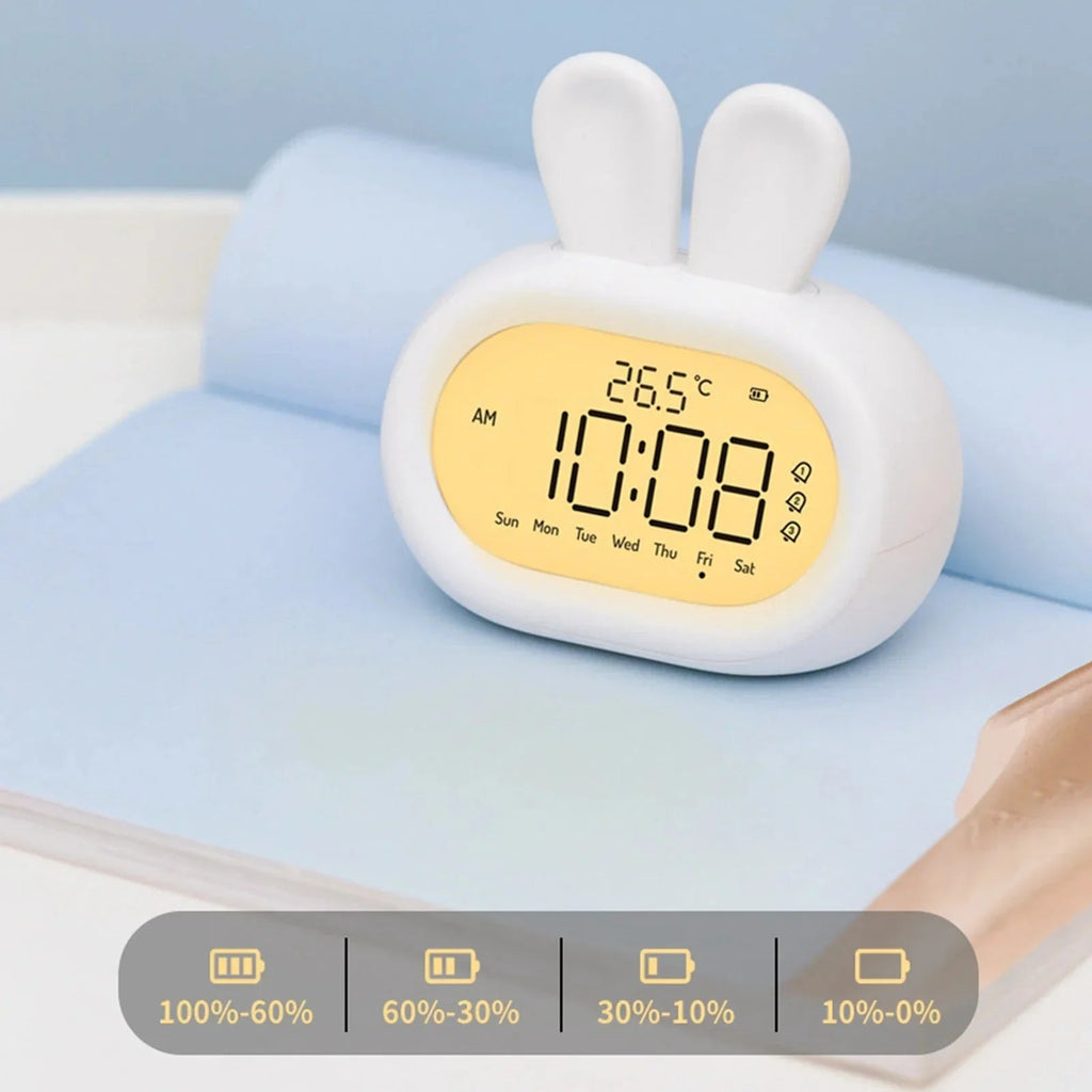 Réveil lapin veilleuse - vue 5