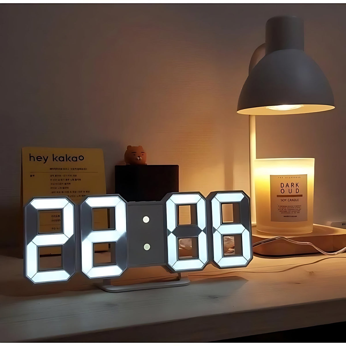 Réveil lumineux à led - vue 2