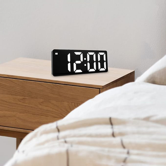 Réveil lumineux à piles