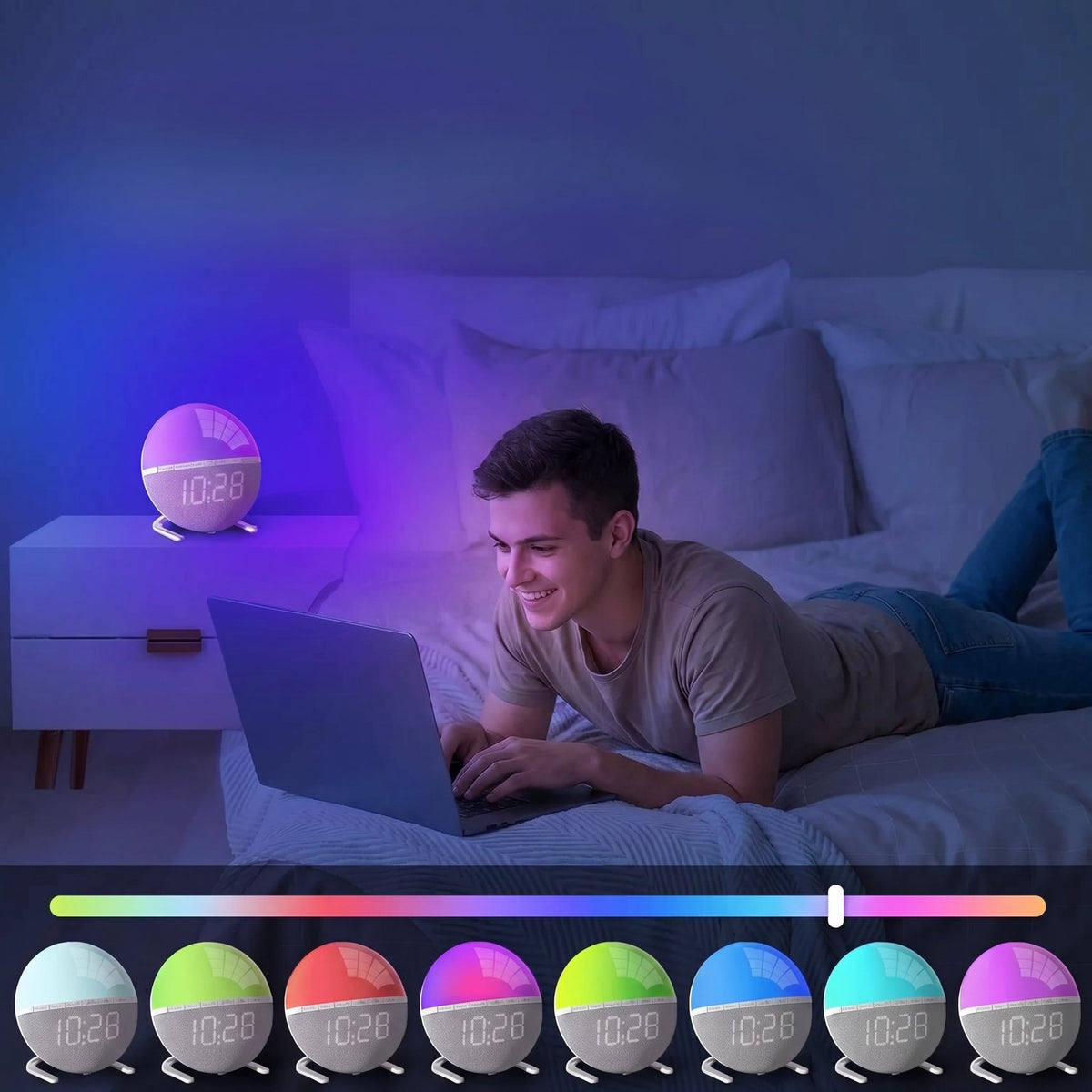 Réveil lumineux aube - vue 4
