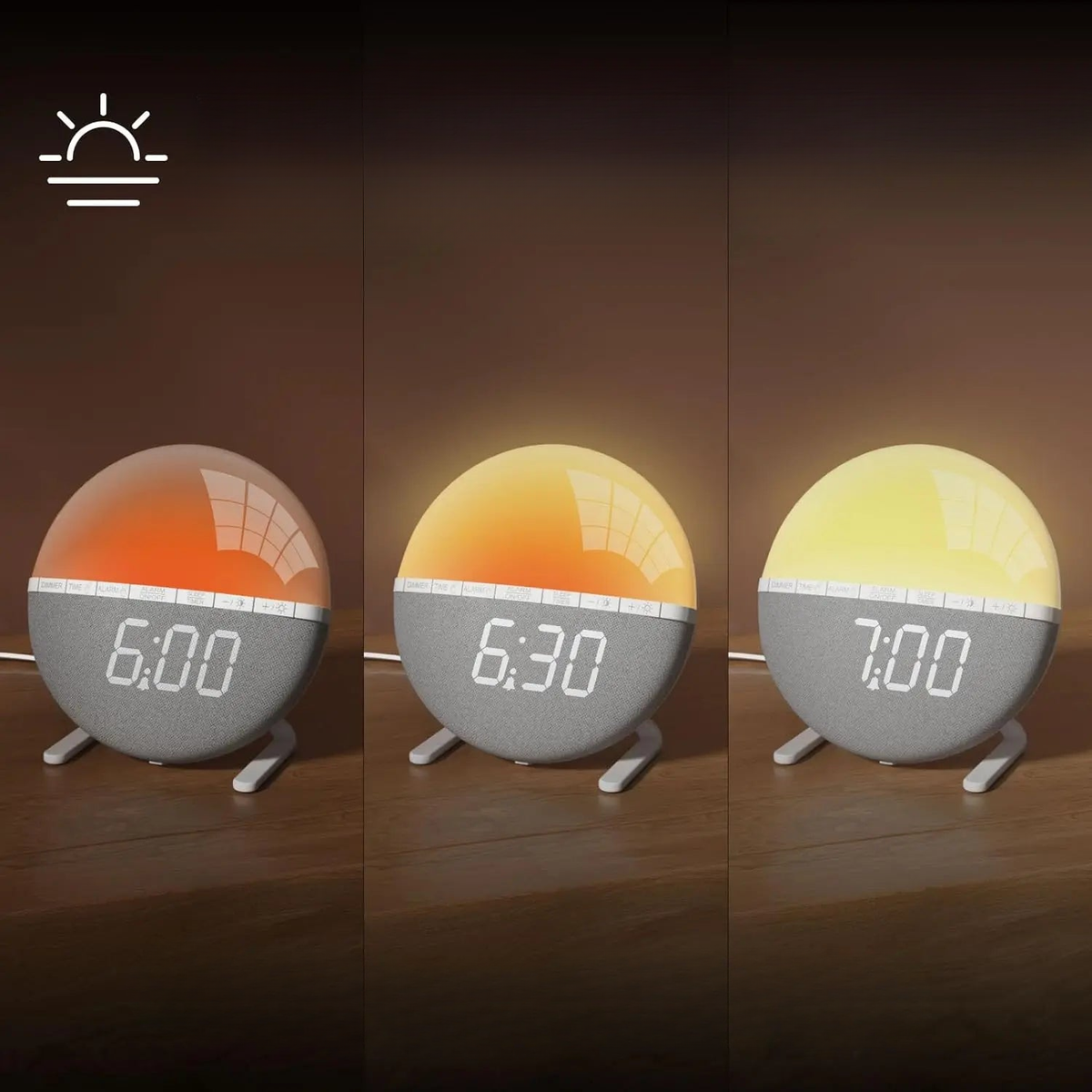 Réveil lumineux aube - vue 5