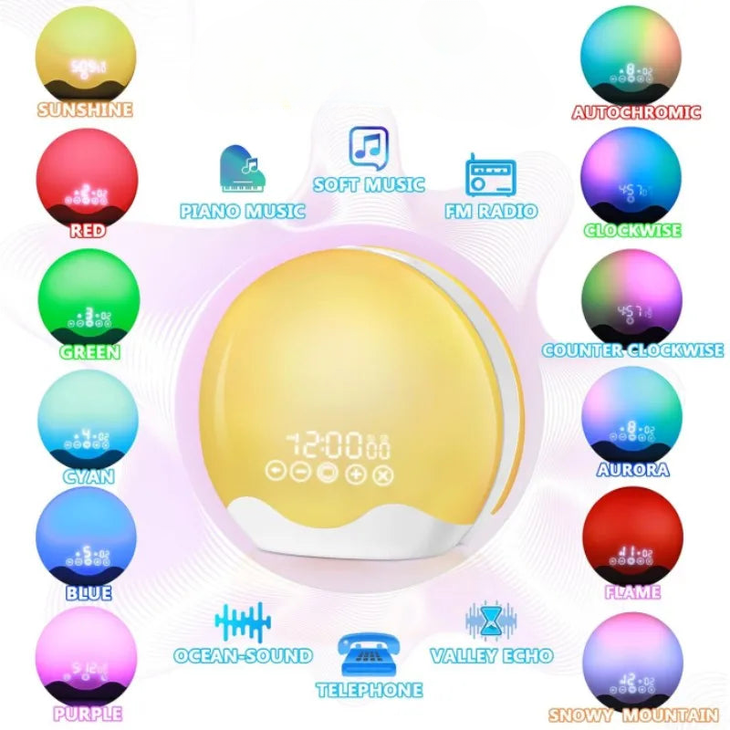 Réveil lumineux couleur - vue 4