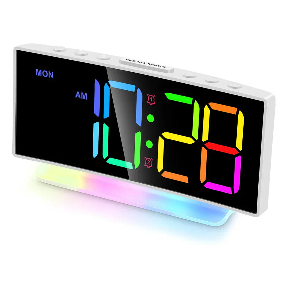 Réveil lumineux double alarme - vue 2