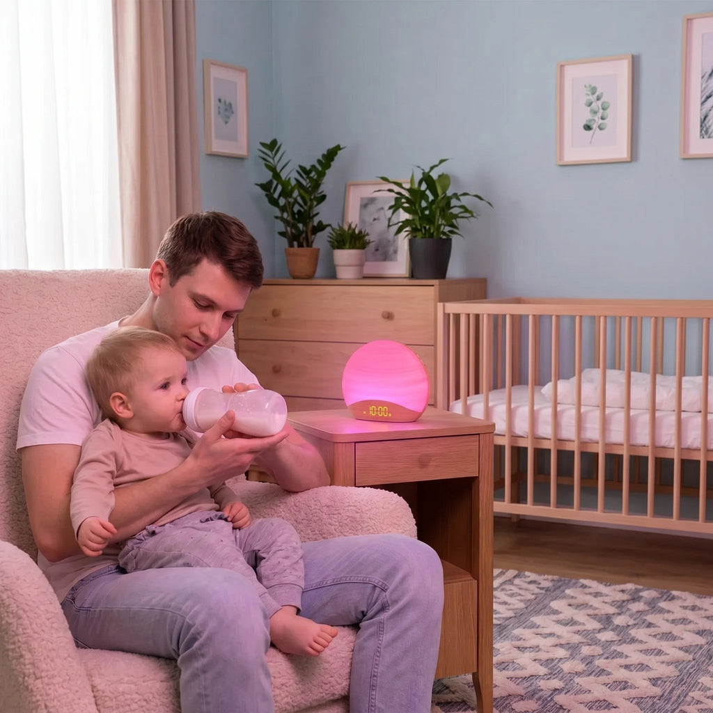 Réveil lumineux et son de la nature