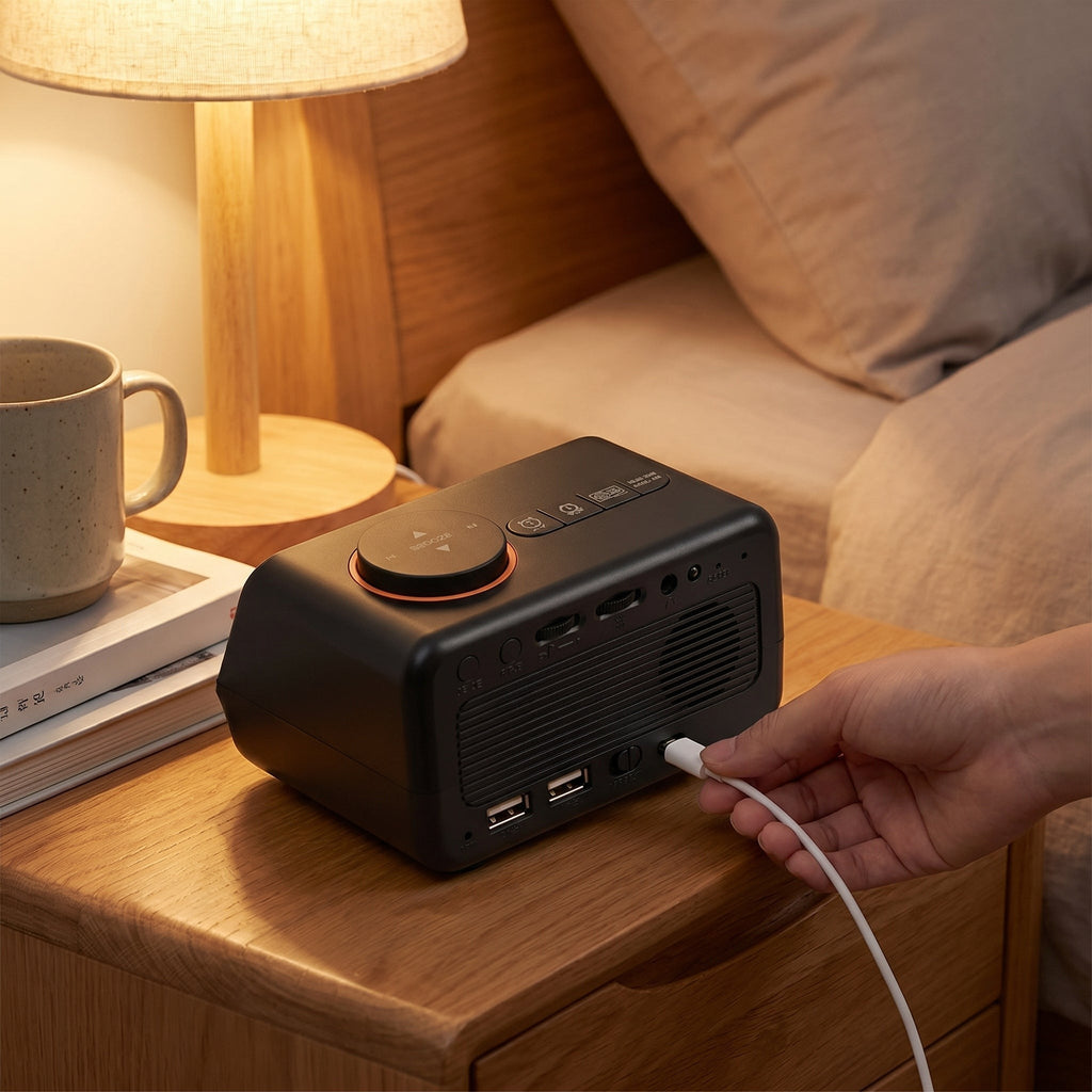 Réveil numérique batterie avec radio