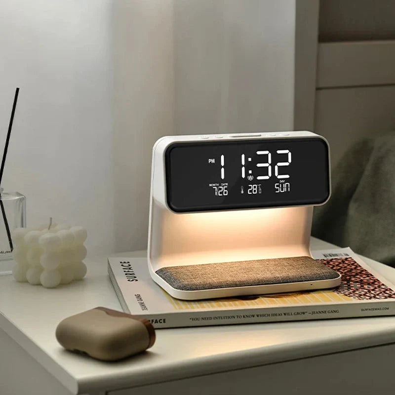 Réveil numérique chargeur sans fil - vue 5