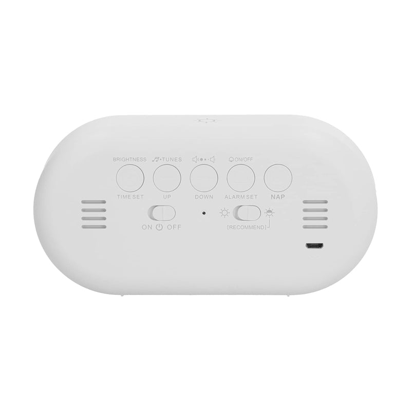 Réveil numérique design avec éclairage led - vue 5