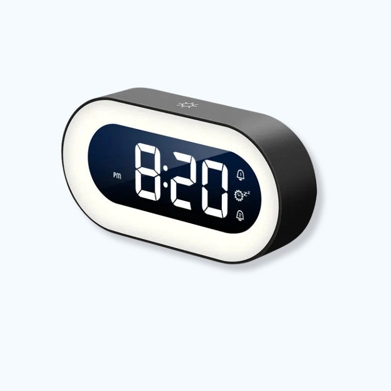 Réveil numérique design avec éclairage led
