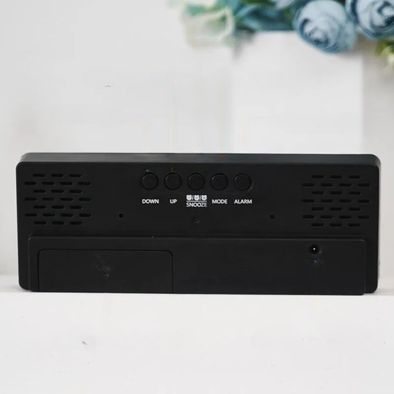 Réveil numérique USB rectangle - vue 3