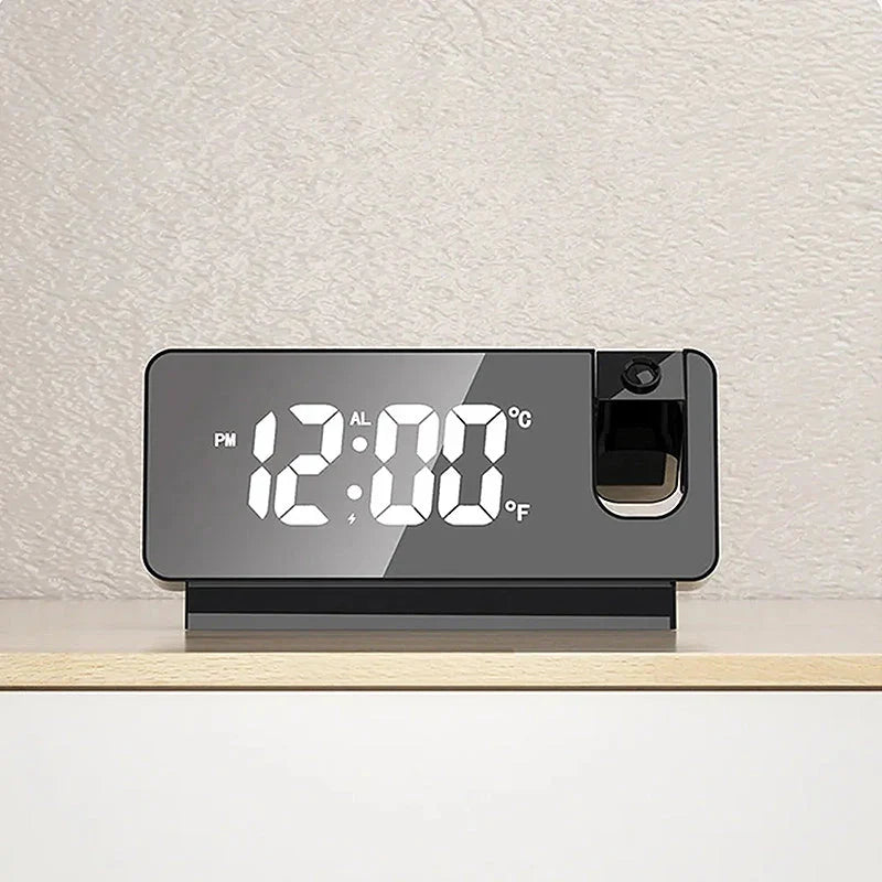 Réveil projecteur design - vue 3