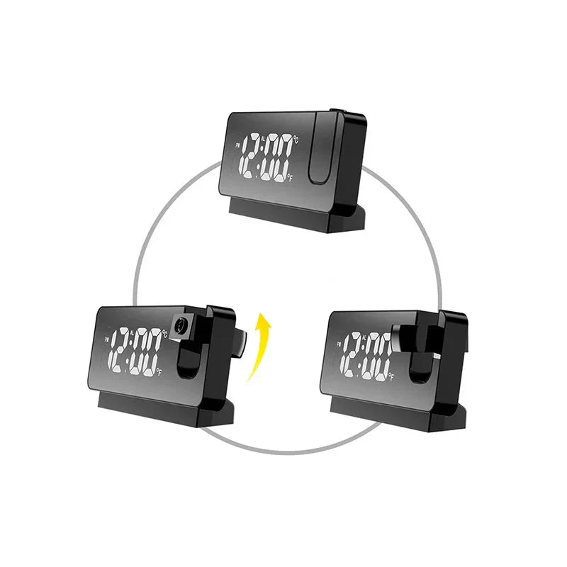 Réveil projecteur design - vue 5