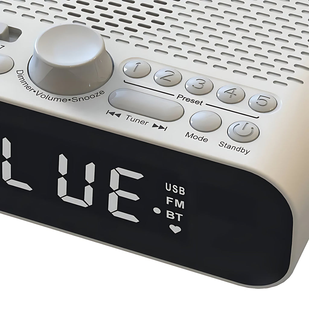 Réveil simple avec radio pour senior - vue 5