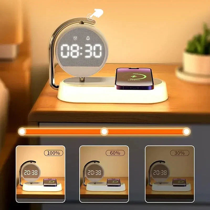 Réveil simulateur d'aube avec chargeur induction - vue 9
