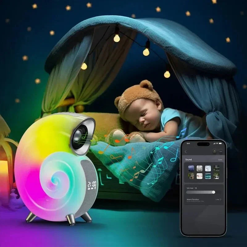Réveil simulateur d'aube Bluetooth - vue 2