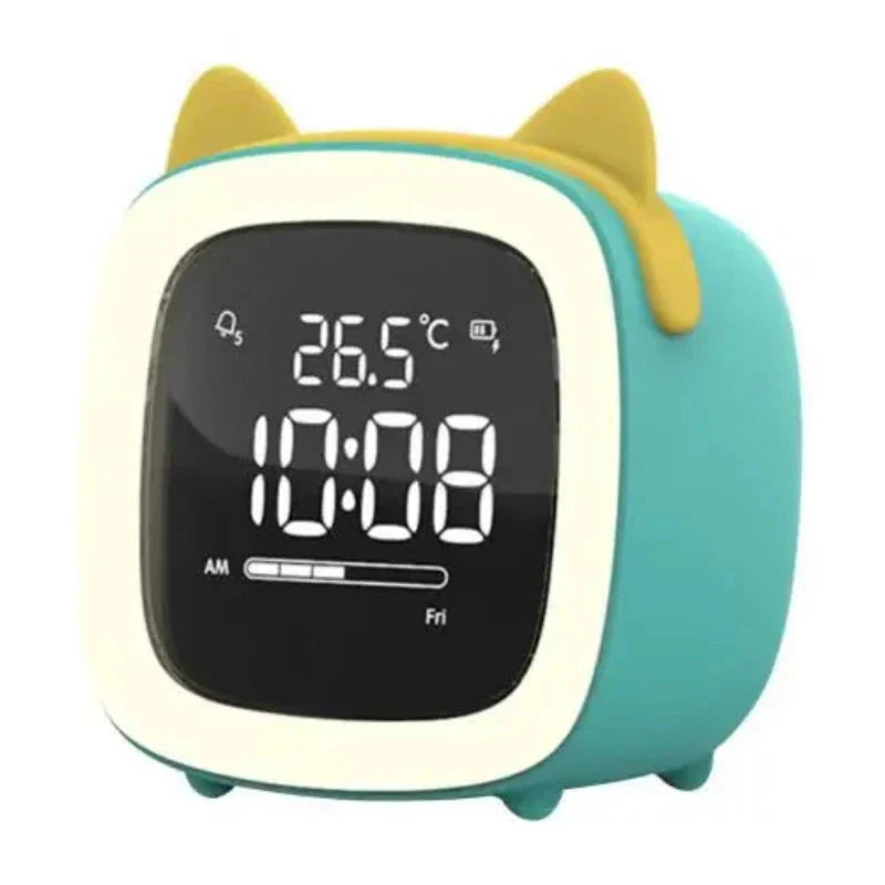 Réveil veilleuse chat - vue 2