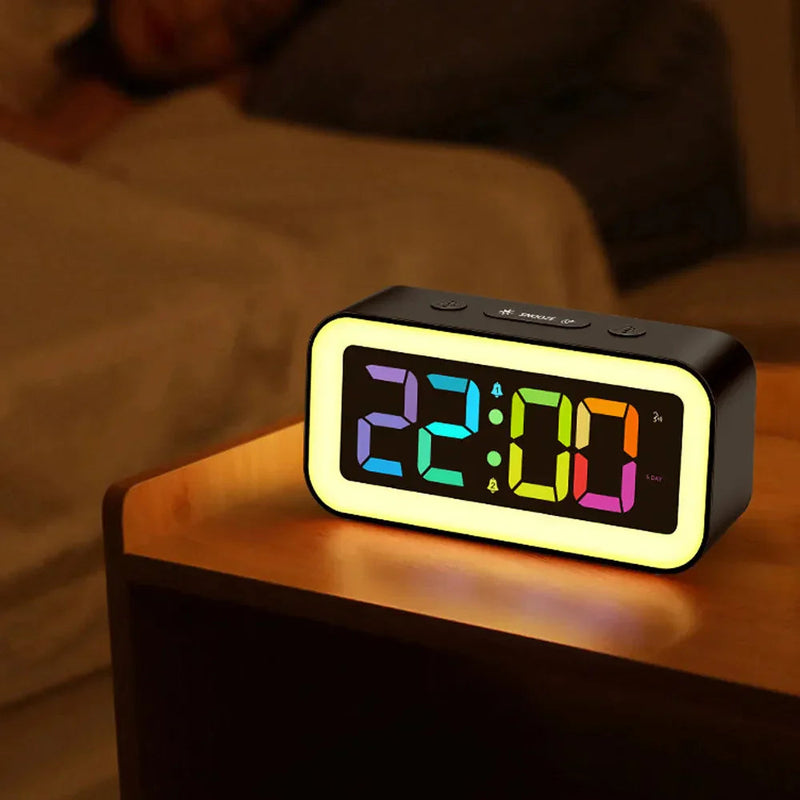 Réveil veilleuse lumineuse - vue 3